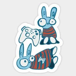 Gamer Buns Sticker